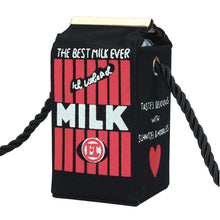 Dress Lovely Stereo Mini Messenger Bags Milk Bag Cartoon Cartons Bag Women Letter Canvas Shoulder Bag IMY66