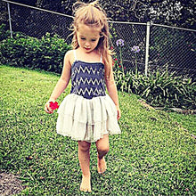 Kids Girls Dresses Lovely Girls Toddler Baby Corrugated Condole Belt Tulle Princess Dress Children Cloting IMY66