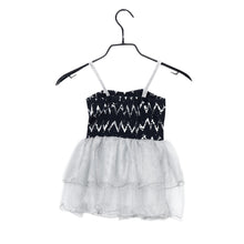 Kids Girls Dresses Lovely Girls Toddler Baby Corrugated Condole Belt Tulle Princess Dress Children Cloting IMY66