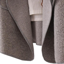 Korean Designer Female Women Solid Lapel Long Sleeve Loose Knitted Sweater Cardigan Coat Jacket chaquetas mujer IMY66