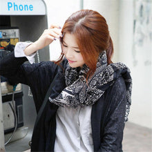 Korean Deer Pattern Women Elegant Chiffon Silk Long Scarf Big Shawl Soft Shawl Scarves IMY66