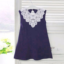 Korean Kids Girls Clothing Style Children Girls Sleeveless Lace Crochet Dress Princess Dress Clothing vestidos IMY66