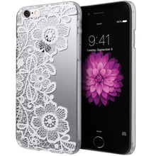Lace Floral Flower Plastic Hard Back Case Cover Skin for iPhone 6/for iPhone 6 Plus IMY66