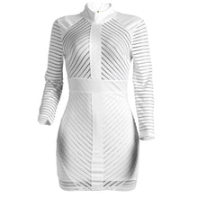 Ladies Women Sexy Dress Turtleneck Slim Bodycon Bandage Long Sleeve Club Party Mini Dress vestidos femininos IMY66