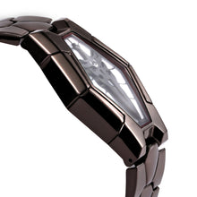 Lava Style Iron Samurai Black Bracelet Blue and Red LED Japanese Inspired Hexagonal Screen Snake Shape Watch Clock IMY66