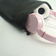 Leather Soft Storage Bag Pouch case for Around Ear AE TP-1 DJ Headphones IMY66
