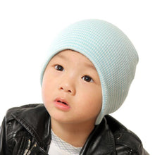 Lovely Baby Beanie Caps Boy Girls Soft Striped Hat Children Warm Kids Children Knitted Caps IMY66