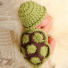 Lovely Baby Girl Boy Animal Costumeborn Photography Props Turtle Knitted Crochet Clothes Beanie Hat Handmade Outfit IMY66
