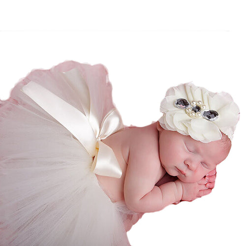 Lovelyborn Infant Baby Girls Boys tutu Skirt And Headband Costume Photo Photography Prop Outfits Hair Accessories IMY66