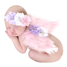 Lovelyborn Photography Props Baby Boys Girls Angel Wings Set Feather Butterfly Wings Girls Hair Accessories IMY66