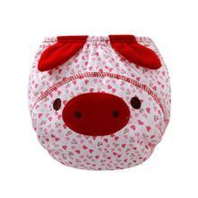 Lovely Reusable Waterproof Baby Diapers Briefs Cotton Cartoon Animals Print With Ears Infant Training Pants For Baby IMY66