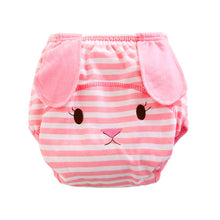 Lovely Reusable Waterproof Baby Diapers Briefs Cotton Cartoon Animals Print With Ears Infant Training Pants For Baby IMY66