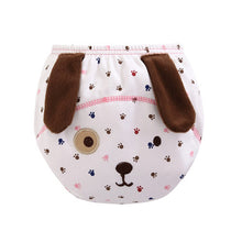 Lovely Reusable Waterproof Baby Diapers Briefs Cotton Cartoon Animals Print With Ears Infant Training Pants For Baby IMY66