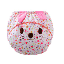 Lovely Reusable Waterproof Baby Diapers Briefs Cotton Cartoon Animals Print With Ears Infant Training Pants For Baby IMY66