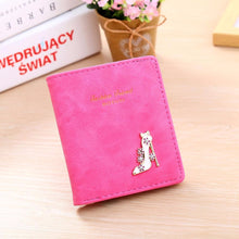 Lovely Women Short Purse Girl High Heels PU Leather Mini Slim Coin Purse Wallet Card Holders Handbag Bag IMY66