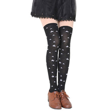 Lovely Women Thigh High Socks Dot Print Sexy Thigh High Over The Knee Socks Long Stockings Cotton Stockings For Girls IMY66