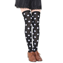 Lovely Women Thigh High Socks Dot Print Sexy Thigh High Over The Knee Socks Long Stockings Cotton Stockings For Girls IMY66