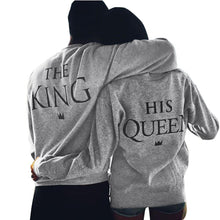 Lover Couple Sweatshirt Hoodies T-Shirts Casual Back KING Letter Print Long Sleeve Thicken Warm Tee Shirt Tops IMY66