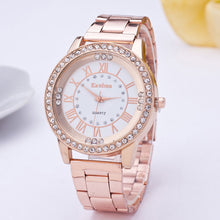Luxury Dress Watches Women Crystal Rhinestone Stainless Steel Band Quartz Wrist Watch relogios feminino Clock IMY66