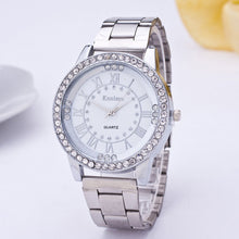 Luxury Dress Watches Women Crystal Rhinestone Stainless Steel Band Quartz Wrist Watch relogios feminino Clock IMY66