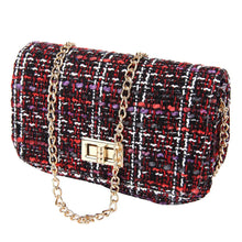 Luxury Elegant Women Girl Polyester Chain Messenger Bags Shoulder Crossbody Bag Handbag Bolsas Femininas IMY66