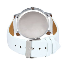 Luxury Men Diamond Crystal Silver Case Elegant Faux Leather Strap Quartz Wrist Dress Watch men watches IMY66