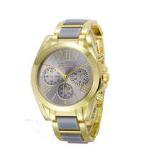 Luxury Watch Women Men Geneva Roman Numeral Gold Plated Metal Band Watches relogio feminino relogio masculino IMY66