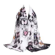Luxury Designer Scarfs For Women Ladies Butterfly Print Note Long Scarf Wrap Ladies Shawl Girls Large Scarves IMY66