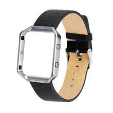 Luxury PU Leather Watch band Wrist strap+Metal Frame For Fitbit Blaze Smart Watch Wristband Replacement Accessories IMY66