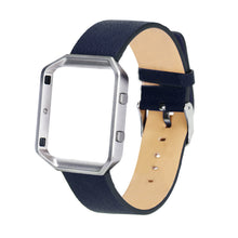 Luxury PU Leather Watch band Wrist strap+Metal Frame For Fitbit Blaze Smart Watch Wristband Replacement Accessories IMY66