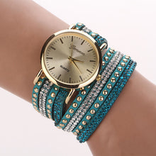 Luxury Rhinestone Rivet Bracelet Watches Women Ladies Quartz Watch Wristwatch For Women Relogio Feminino Montre Femme IMY66