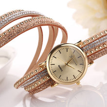 Luxury Rhinestone Rivet Bracelet Watches Women Ladies Quartz Watch Wristwatch For Women Relogio Feminino Montre Femme IMY66