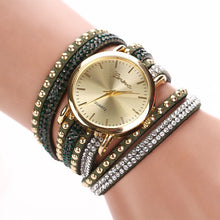Luxury Rhinestone Rivet Bracelet Watches Women Ladies Quartz Watch Wristwatch For Women Relogio Feminino Montre Femme IMY66