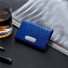Luxury Unisex Crocodile Pattern Credit Card Package Travel Pas Card Holder Business Card Case Holder Bag IMY66