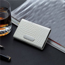Luxury Unisex Crocodile Pattern Credit Card Package Travel Pas Card Holder Business Card Case Holder Bag IMY66