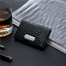 Luxury Unisex Crocodile Pattern Credit Card Package Travel Pas Card Holder Business Card Case Holder Bag IMY66