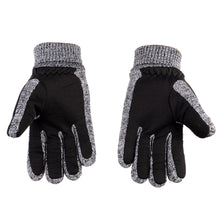 Men's Gloves Anti Slip Warm Motorcycle Ski Snow Snowboard Knitting Patchwork Gloves Mittens Cashmere Female IMY66