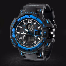Men's Rubber Band LED Digital s Waterproof Diving Quartz Wrist Watch Relogios Masculino IMY66