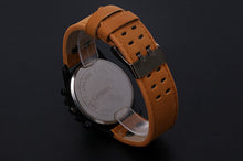 Mens Digital Watch Vintage Waterproof Date PU Leather Strap Army Military s Quartz Watches relogio masculino IMY66