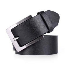 Mens Luxury Accessory Pu Leather Single Prong Belt Business Casual Metal Buckle Ceinture Homme IMY66