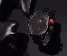 Mens Luxury Watch Full Stainless Steel Army Wrist Watch Waterproof Quartz Wrist Watches relogio masculino Clock IMY66