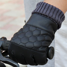 Anti Slip Men Thermal Windproof Outdoor Driving s Faux Leather Touch Screen Gloves For Mobile Phone IMY66