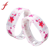 Dress Watches Women Ladies Printed Rubber Bracelet LED Date Time s Digital Wrist Watch reloj Clock As IMY66