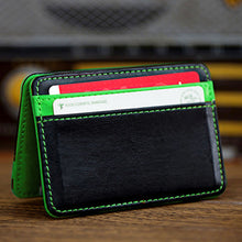 Luxury Mini Neutral Magic Billfold Clamp Faux Leather Wallet Purse Money Clip Wallet 8 Colors IMY66