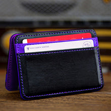 Luxury Mini Neutral Magic Billfold Clamp Faux Leather Wallet Purse Money Clip Wallet 8 Colors IMY66