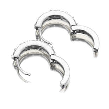 925 Sterling Silver Bling Rhinestones Hoop for Women IMY66