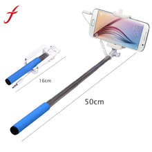 16-50cm Mini Extendable Handheld Fold Self-portrait Selfie Stick Holder Monopod For smartphone IMY66