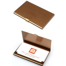 Business Card Creative Aluminum Holder Metal Box Cover Credit Business Card Wallet Porte Carte IMY66