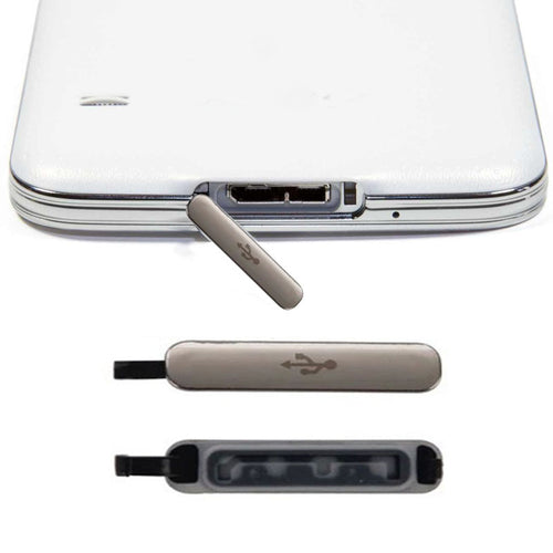 Cell Phone Case USB Waterproof Charging Port Cover For Samsung Galaxy S5 I9600 G900 IMY66