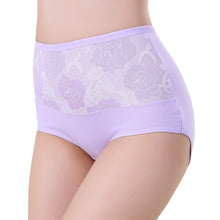 High Waist Cotton Women Briefs Sexy Healthy Body Shaper Panties Underwear Plus Size L-XXL IMY66
